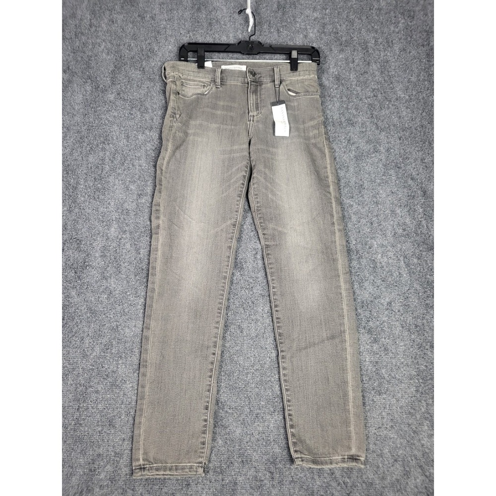 Banana Republic Skinny Ankle Jeans Women 28 Gray Premium Denim NWT Stretch Slim